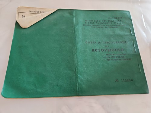Carta circolazione epoca - carta,