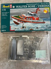 revell 1/72 REVELL RESCUE DAUGHTER-BOAT VERENA 05214 leggermente iniziato vedi