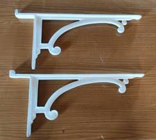 Coppia Staffe In Ghisa D'epoca PER MENSOLA/LAVELLO