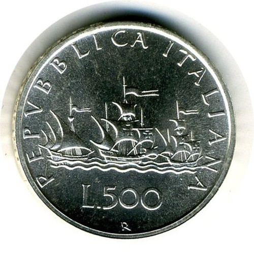 Lotto 500 lire argento - lire,
