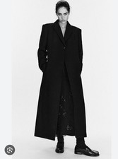 CAPPOTTO LUNGO MISTO LANA MANTECO Zara ZW COLLECTION TAGLIA XS REF:7179/240