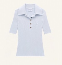 Courreges Polo Top In Baby