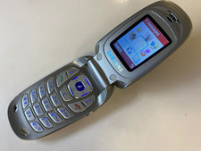 Cellulare Samsung X640 SBLOCCATO SGH-X640 Flip Fold Argento Vintage Funzionante