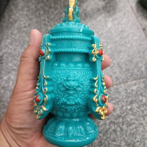 Vaso tesoro turchese tibetano - vaso,