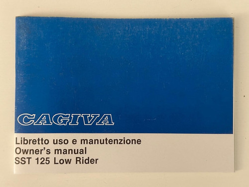 Cagiva sst 125 low rider - sst-125,