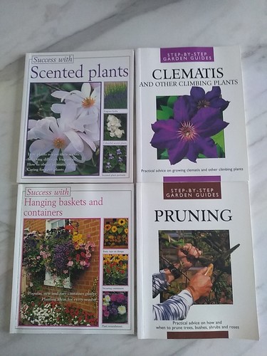 Gardening book paperbacks - x,