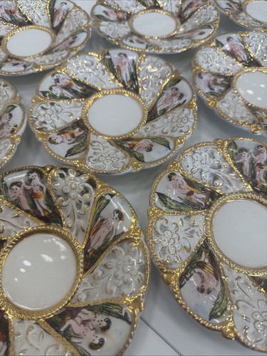 Piattini ceramica capodimonte - piattini,