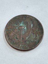 H MONETA 10 CENTESIMI APE VITTORIO EMANUELE III 1936 RAME OLD COPPER COIN