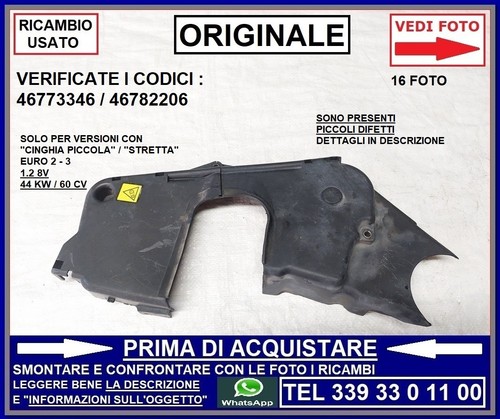 Copertura carter cinghia - carter,
