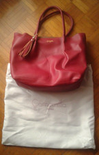 BORSA DOPPIA ROSSA CAMOMILLA MILANO. NUOVA.