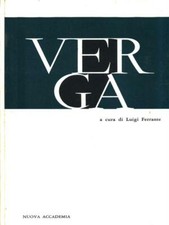 VERGA LETTERATURA/CRITICA/STORIA FERRANTE, LUIGI NUOVA ACCADEMIA 1964