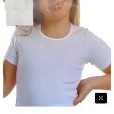 3 Maglie mezza manica corta bambina in cotone caldo Liabel 02828R 26R 100% Coton