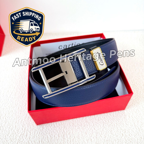 Cintura cartier pelle - cintura, blu