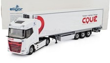 1/43 ELIGOR - DAF | XG TRUCK SEMI-FRIGO COUE TRANSPORTS 2021 | WHITE RED
