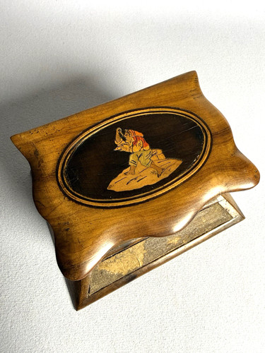 Interesting antique inlaid - antique,