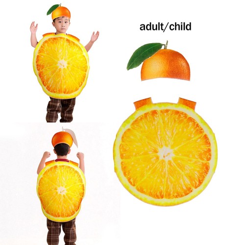 Costume arancione fetta di - costume, arancione,