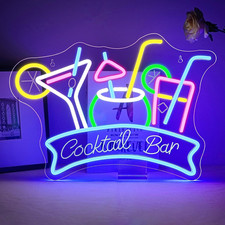 Insegna Neon Bar Scritta Led