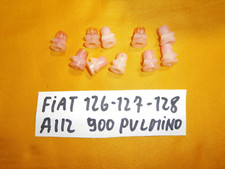 10 CLIP FISSAGGIO LUCE TARGA FIAT 126 127 128 850 900 PULMINO A112  *AUTO EPOCA*