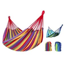 AMACA DA GIARDINO MATRIMONIALE O SINGOLA 185x80 CM SACCA COTONE CAMPEGGIO TENDA