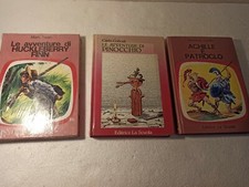 📚 Stock 3 libri - Editrice La Scuola - Anni 80 - Collodi Twain Ugolini 📚