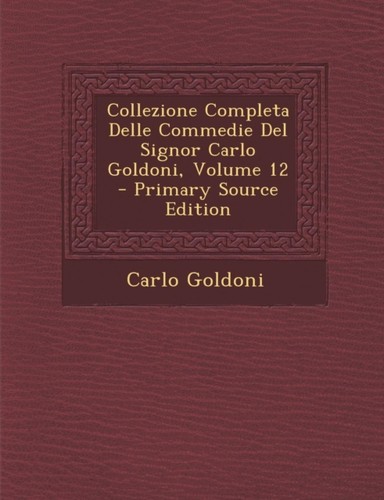 Goldoni collezione completa - collezione,