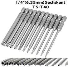 Set punte Torx T5 T6 T7 T8 T9