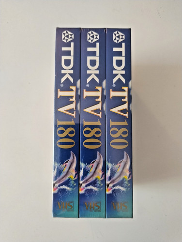 Tdk vhs 180 set - tdk,