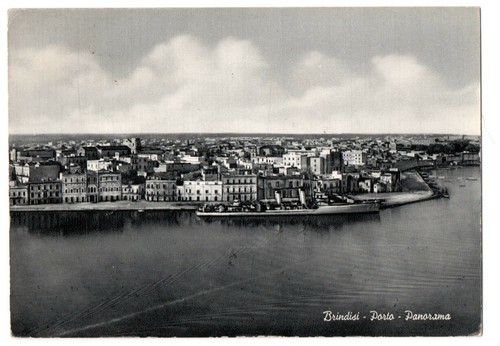 Brindisi porto panorama 1953 - -,
