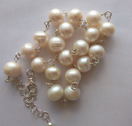 Collana girocollo perle - , di