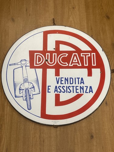 Targa smaltata moto ducati - moto,