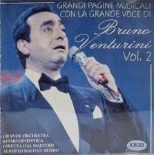 CD Bruno Venturini Vol. 2 - Grandi Pagine Musicali - Joker 1993 - Raro - Ottimo