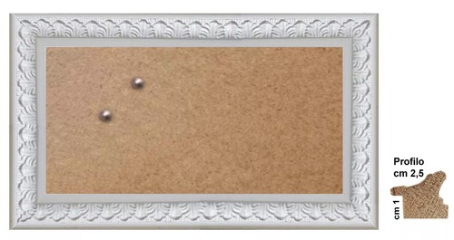Cornice bianca barocca - , da