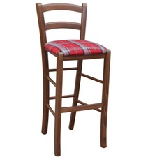 Sgabello Venezia legno noce