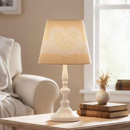 Lampada tavolo bianca - lampada,