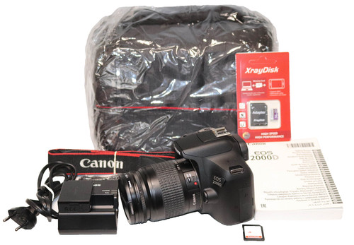 Canon eos 2000d 2mp - 2000d, 24.2mp,