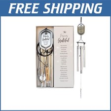 Carillon a vento inciso Forever Grateful - perfetto regalo grazie per tutte le occasioni