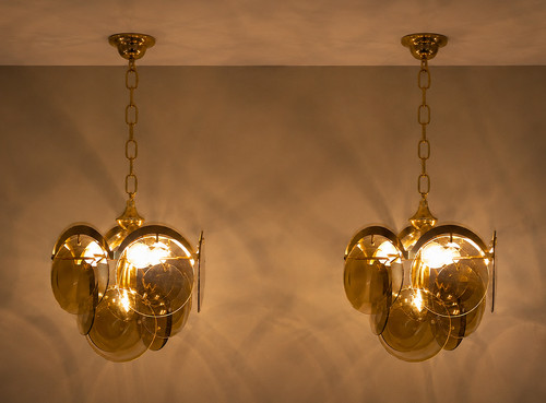 Coppia lampadari vintage - lampadari,