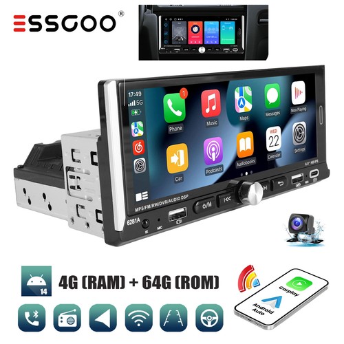 Autoradio din carplay - 1,