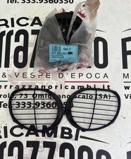 071.222.03 MALAGUTI GRIGLIE FARI ANT. CROSSER NERE IN COPPIA ORIG MALAGUTI