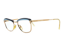 1970s vintage gold filled eyeglasses METALVISTA ODR 1/25 12K Gold cat eye frame