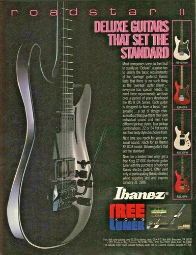 1985 ibanez roadstar - ibanez, ii