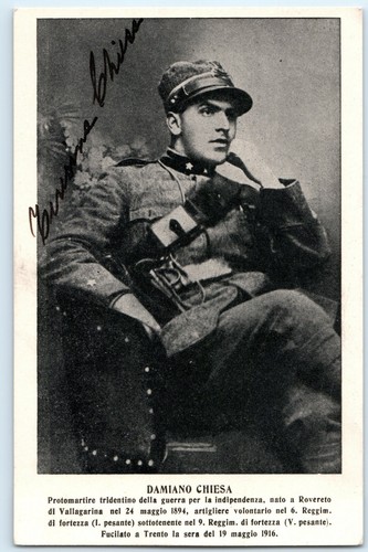 Damiano chiesa italian ww1 - damiano,