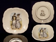 POSACENERE PIATTINO Coppia Damerini Porcellana Bavaria ORIGINALE VINTAGE