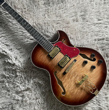 ES-175 Byrdland Chitarra elettrica Sunburst trapuntata acero top fiori intarsio jazz