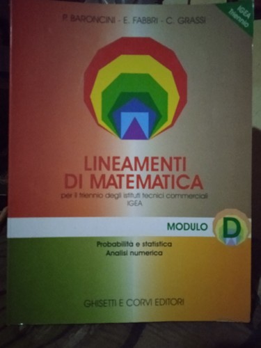 Lineamenti matematica - lineamenti, di