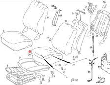 MERCEDES W124 FODERA
