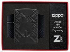 ZIPPO ★ RIVET FLAME DESIGN (Armor - 360°MultiCut)