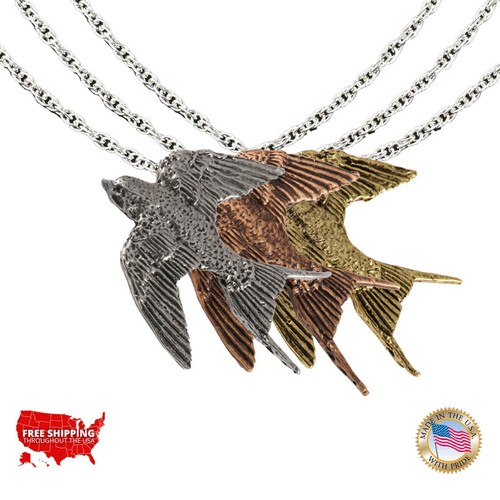 Collana ciondolo uccellino - e,