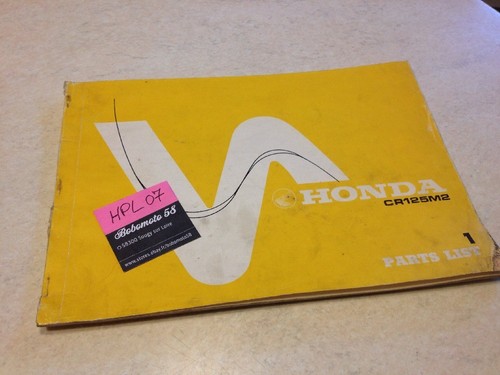 Honda moto cross cr125m2 cr125 - moto,