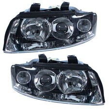 2x Coppia Fari Fanali Anteriori per Audi A4 2000-2004